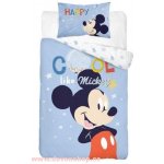 Detexpol povlečení Mickey Cool blue 100 x 135 cm 40 x 60 cm – Zboží Mobilmania