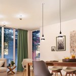 Paulmann LED E27 6,5W G125 prstenec černá 28682 – Hledejceny.cz