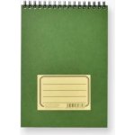 BOBO kroužkový blok Zelenáč A5 linko-tečkovaný – Sleviste.cz
