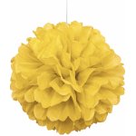 Unique Dekorační závěsný pom pom žlutý 40cm – Hledejceny.cz
