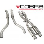 COBRA Sport středové potrubí BEZ katalyzátoru výfuk pro BMW M3 E92, E93