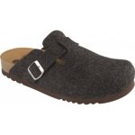 Scholl AMIATA MAN tmavě hnědá domácí zdravotní obuv – Sleviste.cz