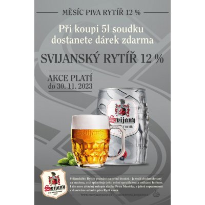 Svijany Svijanský Rytíř 5% 2 l (plech) – Zbozi.Blesk.cz
