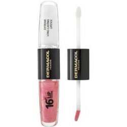 Dermacol 16H Lip Colour Extreme Long-Lasting Lipstick dlouhotrvající dvoufázová barva a lesk na rty No. 11 8 ml