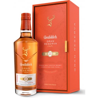 Glenfiddich 21y 40% 0,7 l (kazeta) – Hledejceny.cz