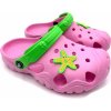 Dětské žabky a pantofle clogsy Dětské TXU 02 růžová