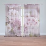 Sablio Záclony Rozkvetlý strom: 2ks 150x250cm – Hledejceny.cz