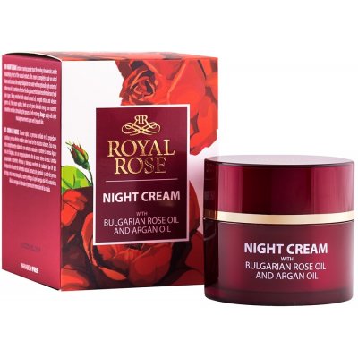 Royal Rose noční krém s růžovým a arganovým olejem 50 ml