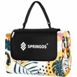 SPRINGOS Pikniková deka 200x200 cm tropický vzor PM043 – Sleviste.cz