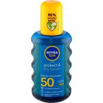 Nivea Sun Protect & Dry Touch neviditelný spray na opalování SPF50 200 ml – Hledejceny.cz