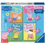 RAVENSBURGER Moje první Prasátko Peppa 4v1 2,3,4,5 dílků – Hledejceny.cz