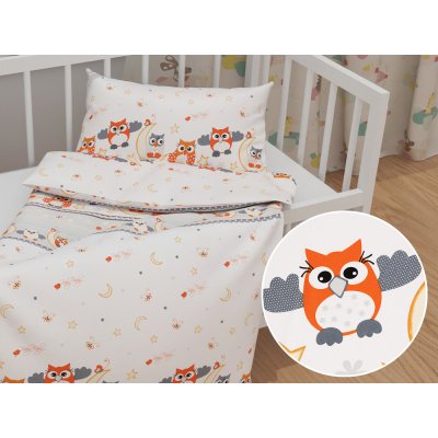 Biante Dětské bavlněné povlečení Sandra SA-592 oranžové 90 x 120 cm 40 x 60 cm – Hledejceny.cz