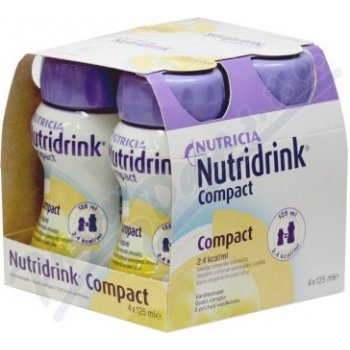 NUTRIDRINK COMPACT S PŘÍCHUTÍ VANILKOVOU POR SOL 4X125ML