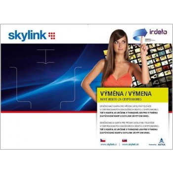 Skylink karta ICE výměna