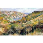 Fedkolor Auguste Renoir - Hills around the Bay of Moulin Huet, Guernsey obraz žlutá/modrá/zelená – Hledejceny.cz