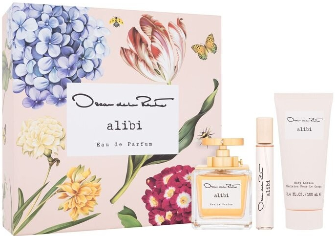 Oscar de la Renta Alibi Dárková sada dámská parfémovaná voda 100 ml, tělové mléko 100 ml a miniaturka dámská parfémovaná voda 15 ml