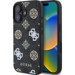 Guess PU 4G Peony MagSafe Zadní pro iPhone 16 Black – Sleviste.cz