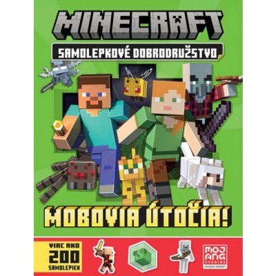 EGMONT Minecraft Samolepkové dobrodružství Mobové útočí!