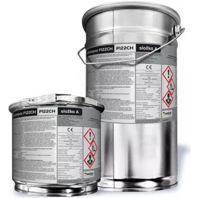 Weberepox P122CH 18,1+6,9 kg - 18,1 + 6,9 kg červenohnědá – Sleviste.cz