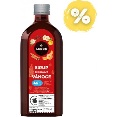 Leros Sirup Bylinkové vánoce 250 ml – Zboží Dáma