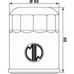 MIW Olejový filtr A11001 – Zboží Mobilmania