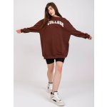 Oversize mikina Jessica s nápisem College FA-BL-7649.85P-BROWN – Hledejceny.cz