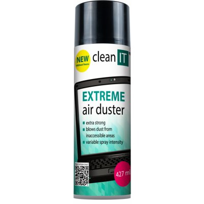 Clean IT stlačený vzduch EXTREME nehořlavý 500 g – Hledejceny.cz