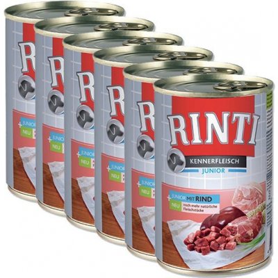 Rinti Junior hovězí 6 x 400 g – Hledejceny.cz