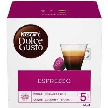Nescafé Kapsle do kávovaru Dolce Gusto Espresso bezkofeinu 16 ks