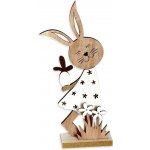 Zajíc dřevo 23cm natural – Hledejceny.cz