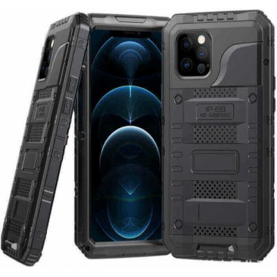 SES Voděodolný hliníkovo-silikonový obal pro Apple iPhone 17 Pro Max - černý 17838 – Zboží Mobilmania