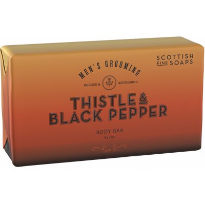 Scottish Fine Soaps Tuhé mýdlo thistle & black pepper 220 g – Zboží Dáma