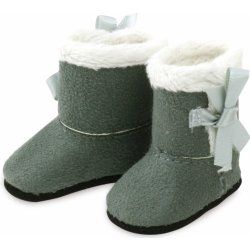 Petitcollin Zimní boty šedobílé pro panenku
