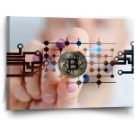 Sablio Obraz Bitcoin - 90x60 cm – Hledejceny.cz
