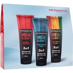 Dermacol Men Agent Eternal Victory sprchový gel 250 ml + Gentleman Touch sprchový gel 250 ml + Don´t worry be happy sprchový gel 250 ml + dárková sada pro muže – Zboží Dáma