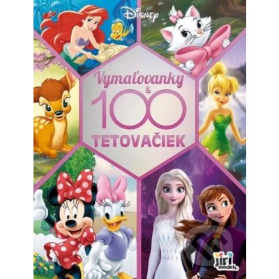 100 tetovačiek s vymaľovankami/ Pre dievčatá Disney – Zboží Dáma