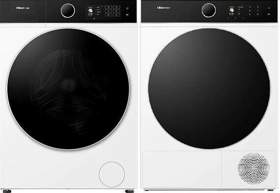 SET Pračka Hisense WF5I9043BWFS + Sušička Hisense DH5I804BWCD