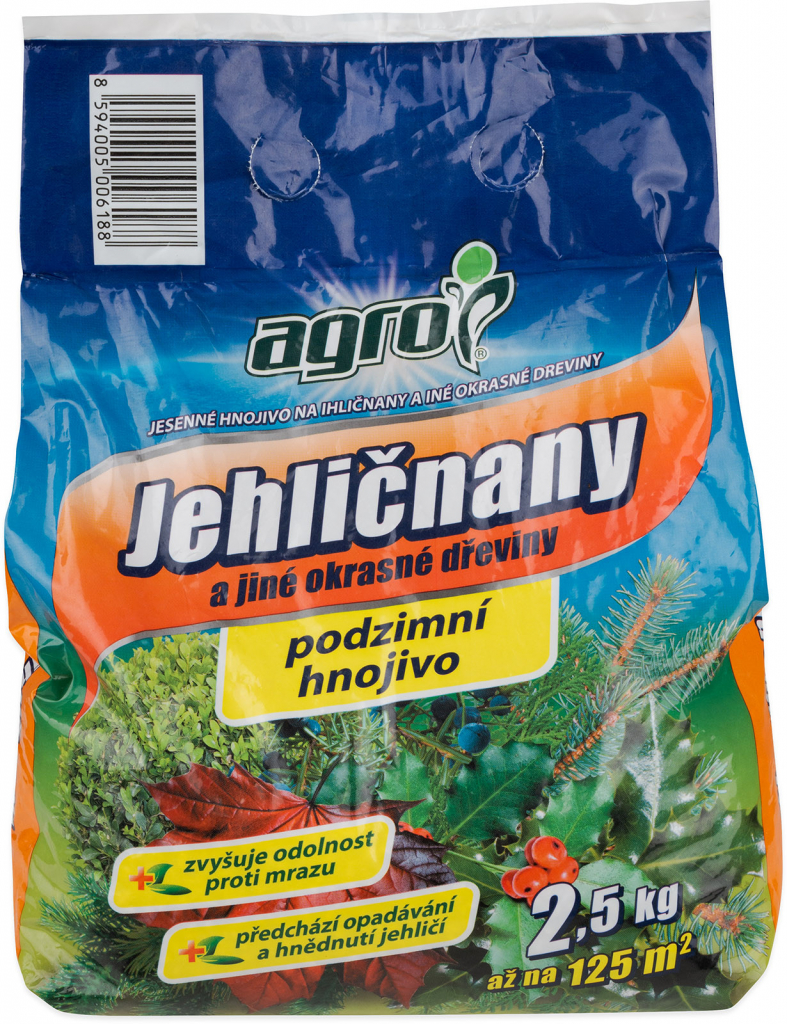 AGRO Podzimní hnojivo pro jehličnany 2,5 kg