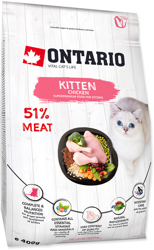 Ontario Kitten Chicken 6,5 kg