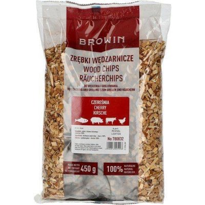 Biowin dřevní štěpka na uzení / grilování třešeň 450 g – Zboží Dáma