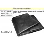 Levior netkaná textílie 1,6 x 5 m 50 g/m² černá – Hledejceny.cz