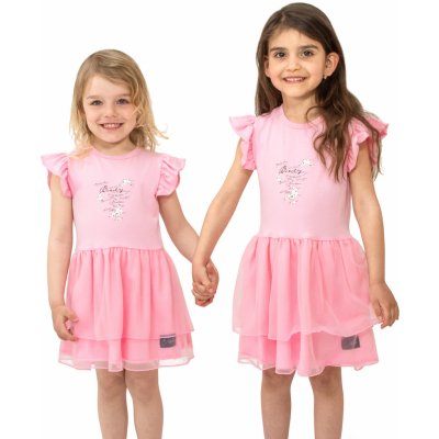 ESITO Šaty pro holčičky Lada růžová – Zboží Mobilmania