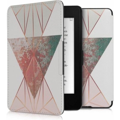 KW Mobile Triangular Shapes KW2313540 Pouzdro pro Amazon Kindle Paperwhite 1/2/3 růžov 4057665447943 bílé – Zboží Živě
