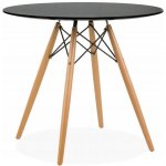 Bestent Kulatý stůl ANELLO Black 80 cm – Zboží Dáma