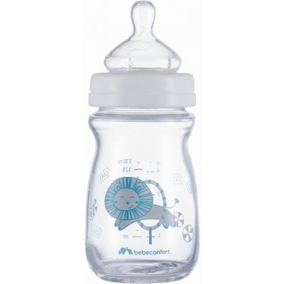 Bebe Confort Glass Bottle Emotion bílá 130 ml – Zboží Mobilmania