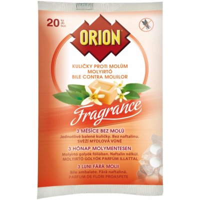 Orion Totální ochrana Svěží mýdlová vůně kuličky proti molům 20 kusů – Zboží Mobilmania