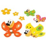 DoDo Dřevěné dekorace Sestavy dekorací Motýlci a kytičky – Zboží Dáma