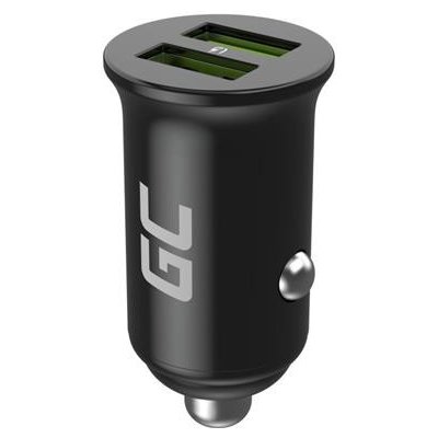 Green Cell Nabíječka do auta 36W GC PowerRide Nano36 s rychlonabíjením 2x USB-A Ultra Charge CADM-GC-36AA – Zboží Živě