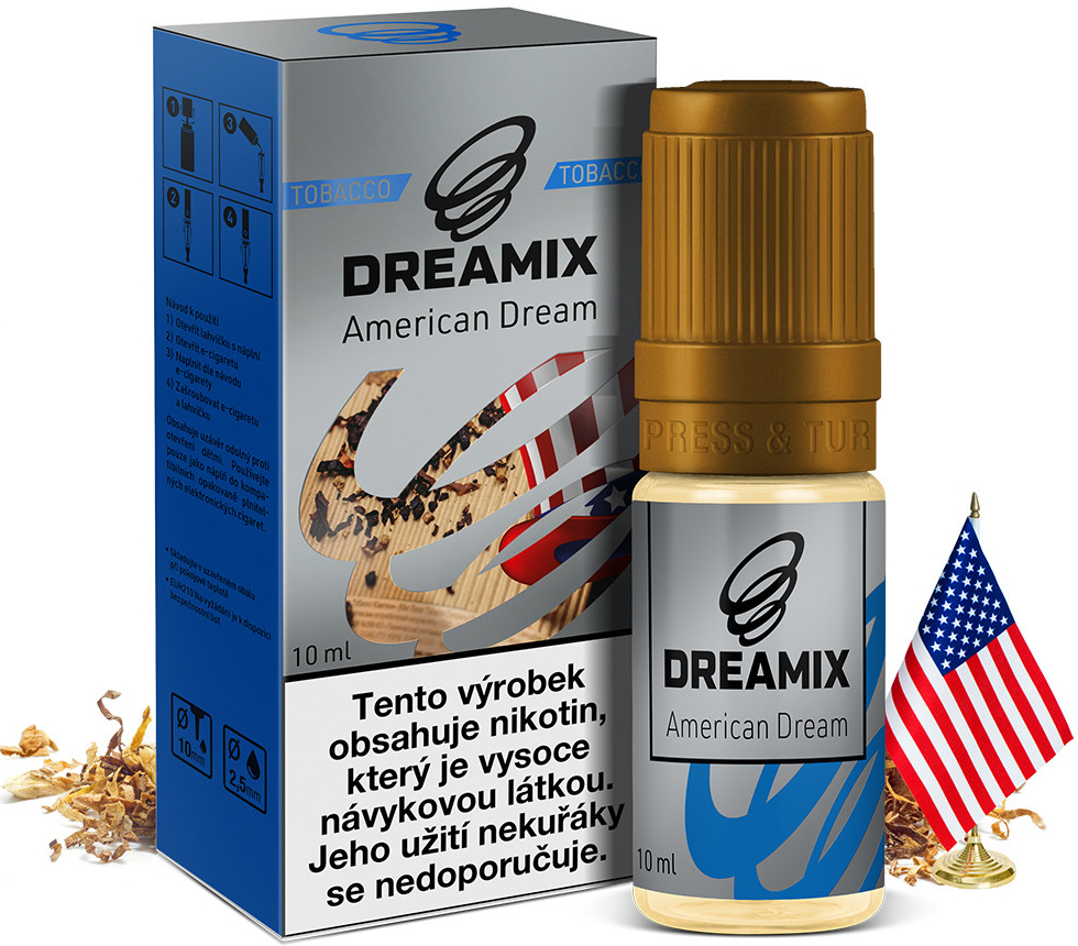 Dreamix Americký tabák 10 ml 6 mg od 107 Kč - Heureka.cz