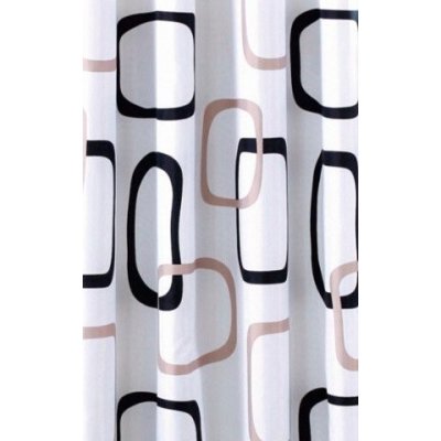 Aqualine polyester bílá/černá/béžová ZP004 180 x 200 cm – Zboží Dáma